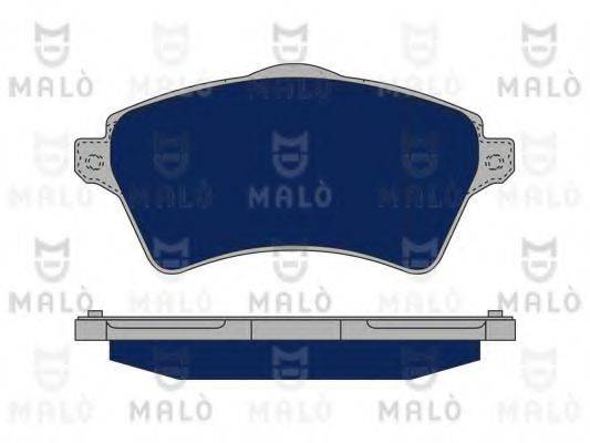 MALO 1050178 Комплект гальмівних колодок, дискове гальмо