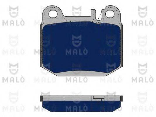 MALO 1050184 Комплект гальмівних колодок, дискове гальмо