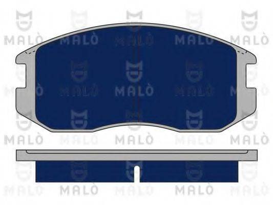 MALO 1050216 Комплект гальмівних колодок, дискове гальмо