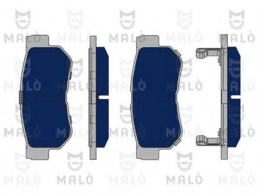 MALO 1050331 Комплект гальмівних колодок, дискове гальмо