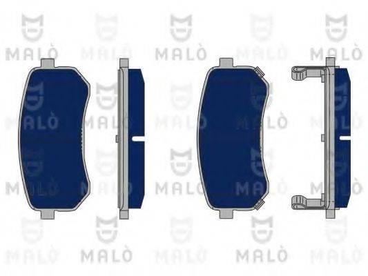 MALO 1050355 Комплект гальмівних колодок, дискове гальмо