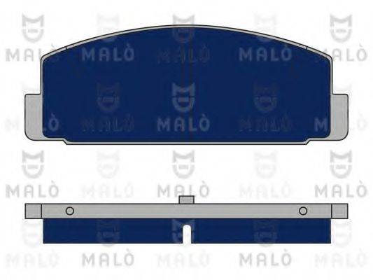 MALO 1050367 Комплект гальмівних колодок, дискове гальмо