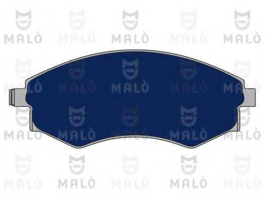 MALO 1050492 Комплект гальмівних колодок, дискове гальмо