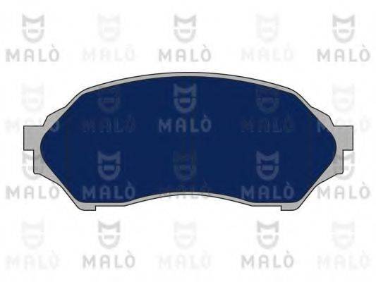 MALO 1050591 Комплект гальмівних колодок, дискове гальмо