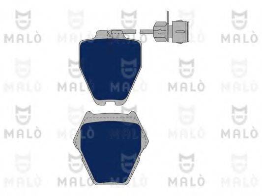 Комплект гальмівних колодок, дискове гальмо MALO 1050782