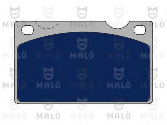 MALO 1050791 Комплект гальмівних колодок, дискове гальмо