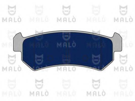 MALO 1050807 Комплект гальмівних колодок, дискове гальмо