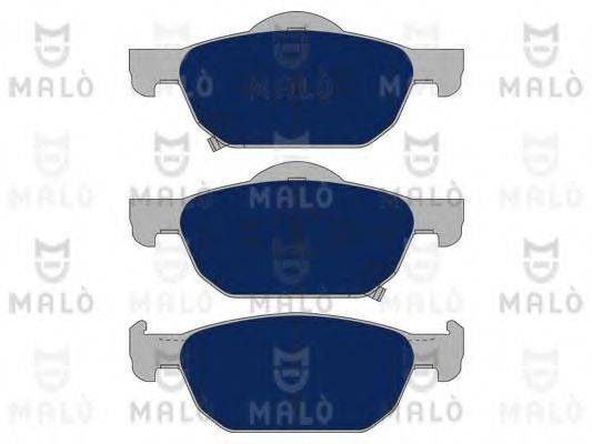 MALO 1050928 Комплект гальмівних колодок, дискове гальмо