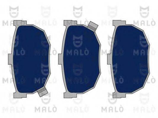 MALO 1050973 Комплект гальмівних колодок, дискове гальмо