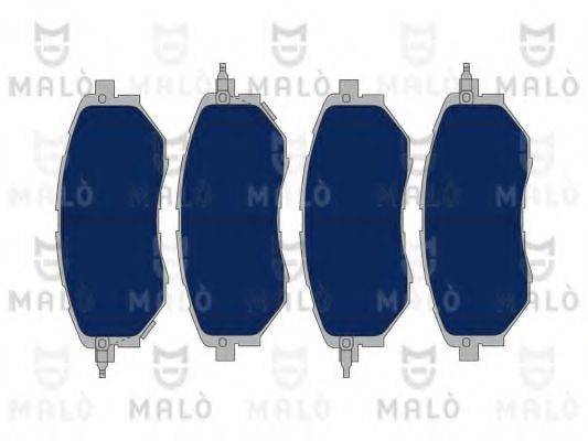 MALO 1051003 Комплект гальмівних колодок, дискове гальмо