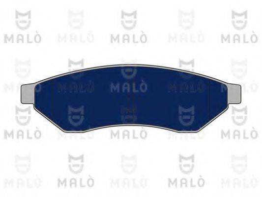 MALO 1051043 Комплект гальмівних колодок, дискове гальмо