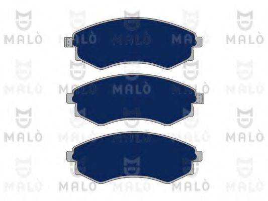 MALO 1051044 Комплект гальмівних колодок, дискове гальмо