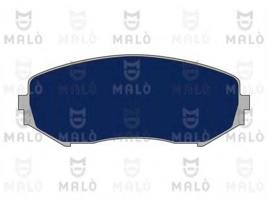 MALO 1051055 Комплект гальмівних колодок, дискове гальмо