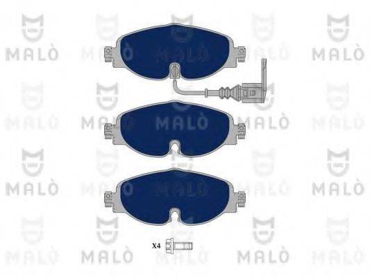 MALO 1051093 Комплект гальмівних колодок, дискове гальмо