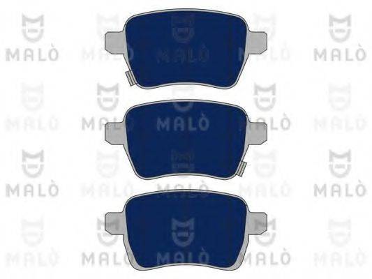 MALO 1051139 Комплект гальмівних колодок, дискове гальмо