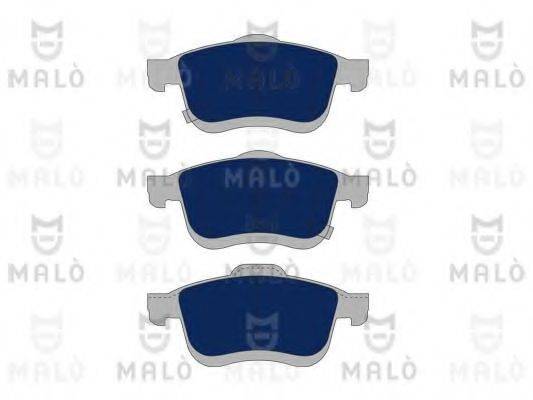 MALO 1051140 Комплект гальмівних колодок, дискове гальмо