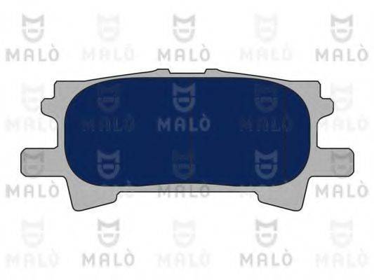 MALO 1051150 Комплект гальмівних колодок, дискове гальмо