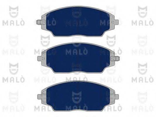 MALO 1051151 Комплект гальмівних колодок, дискове гальмо