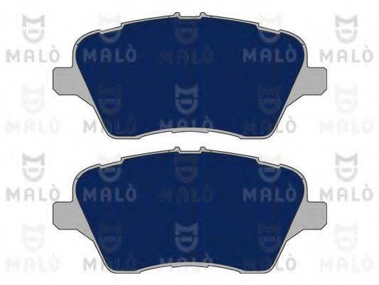 MALO 1051156 Комплект гальмівних колодок, дискове гальмо