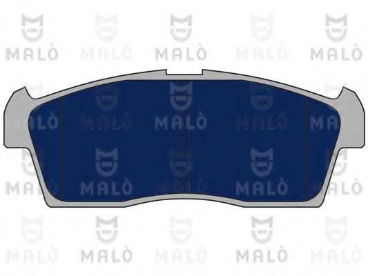 MALO 1051158 Комплект гальмівних колодок, дискове гальмо