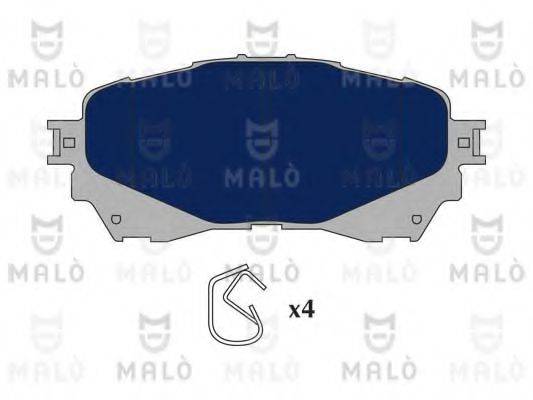MALO 1051164 Комплект гальмівних колодок, дискове гальмо