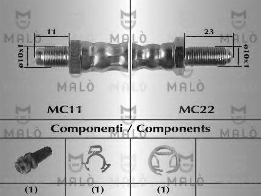 MALO 8419 Гальмівний шланг