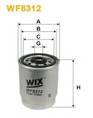 WIX FILTERS WF8312 Паливний фільтр