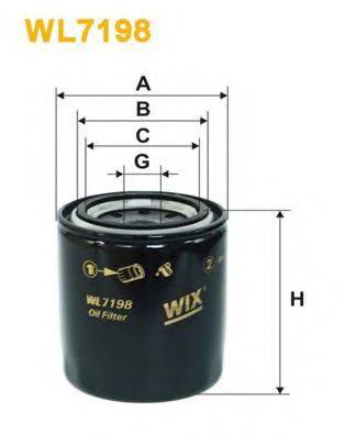 WIX FILTERS WL7198 Масляний фільтр