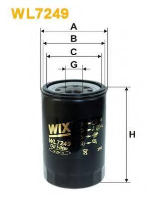 WIX FILTERS WL7249 Масляний фільтр
