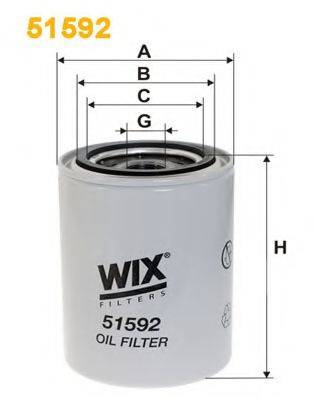 WIX FILTERS 51592 Масляний фільтр