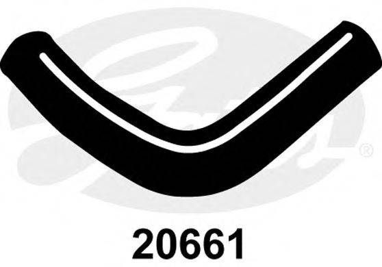 GATES 20661 Шланг радіатора
