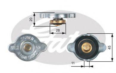 MAZDA N3H115205 Кришка, радіатор