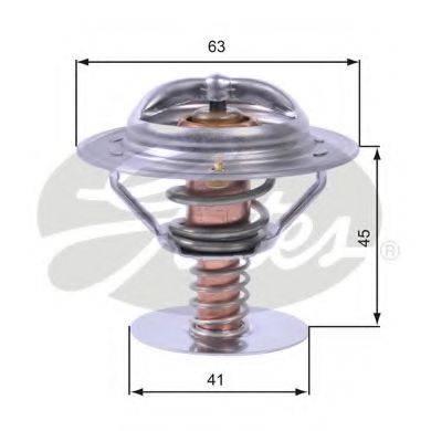 GAZ TC107-1306100-01 Термостат, охолоджуюча рідина