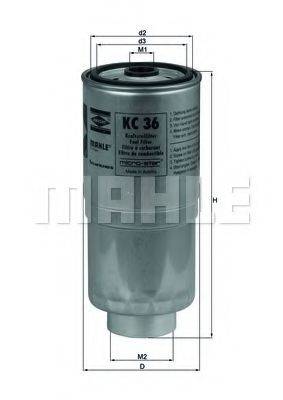 KNECHT KC36 Паливний фільтр