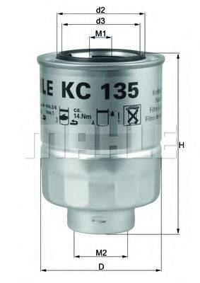 KNECHT KC135D Паливний фільтр