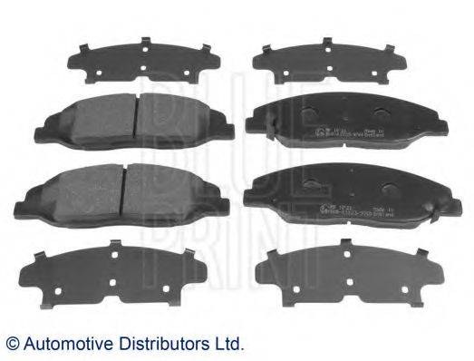 BLUE PRINT ADA104261 Комплект гальмівних колодок, дискове гальмо