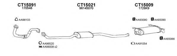 VENEPORTE 150154 Система випуску ОГ