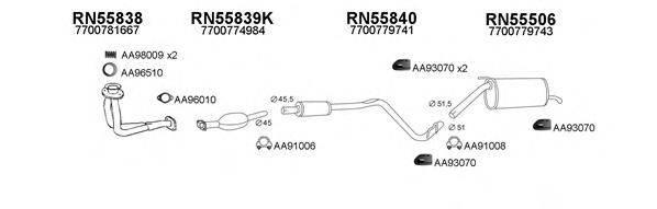 VENEPORTE 550311 Система випуску ОГ