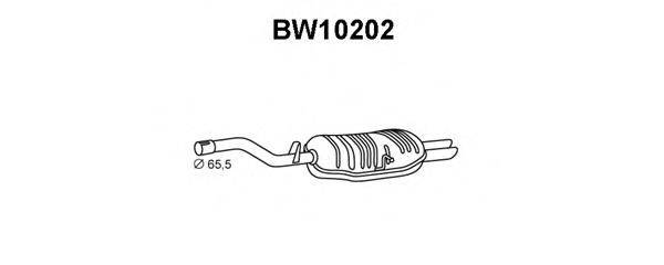 BMW 18101733903 Глушник вихлопних газів кінцевий