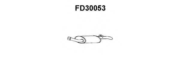 VENEPORTE FD30053 Глушник вихлопних газів кінцевий