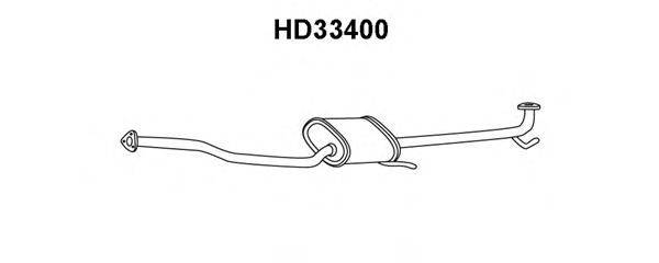 VENEPORTE HD33400 Передглушувач вихлопних газів