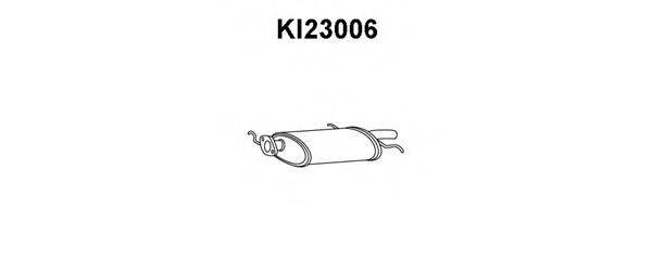 KIA KK11C40100B Глушник вихлопних газів кінцевий