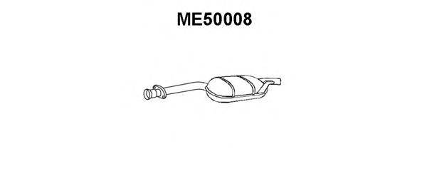 VENEPORTE ME50008 Середній глушник вихлопних газів