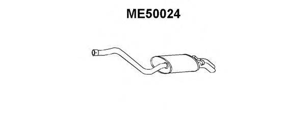 VENEPORTE ME50024 Глушник вихлопних газів кінцевий