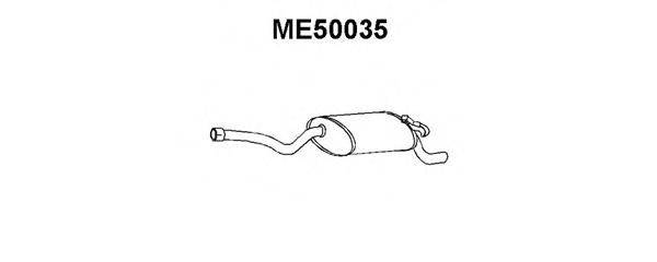 VENEPORTE ME50035 Глушник вихлопних газів кінцевий