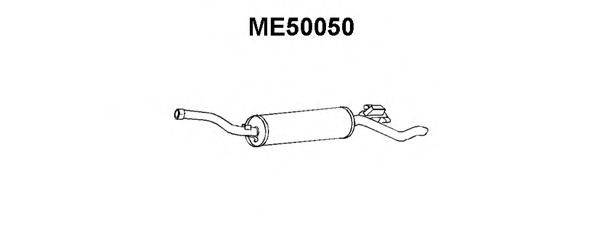 VENEPORTE ME50050 Глушник вихлопних газів кінцевий