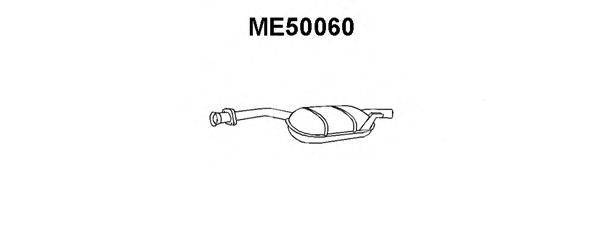 VENEPORTE ME50060 Середній глушник вихлопних газів