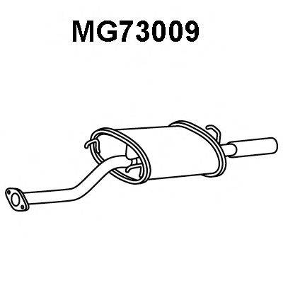 MG WCG000200 Глушник вихлопних газів кінцевий