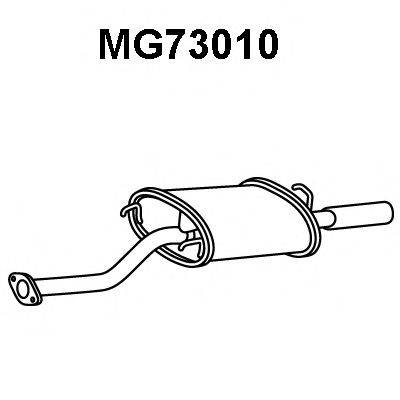 MG WCG000191 Глушник вихлопних газів кінцевий
