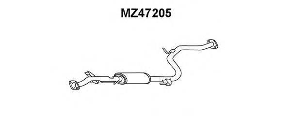 VENEPORTE MZ47205 Передглушувач вихлопних газів